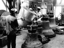 [Casting the new bells at Whitechapel Foundry]