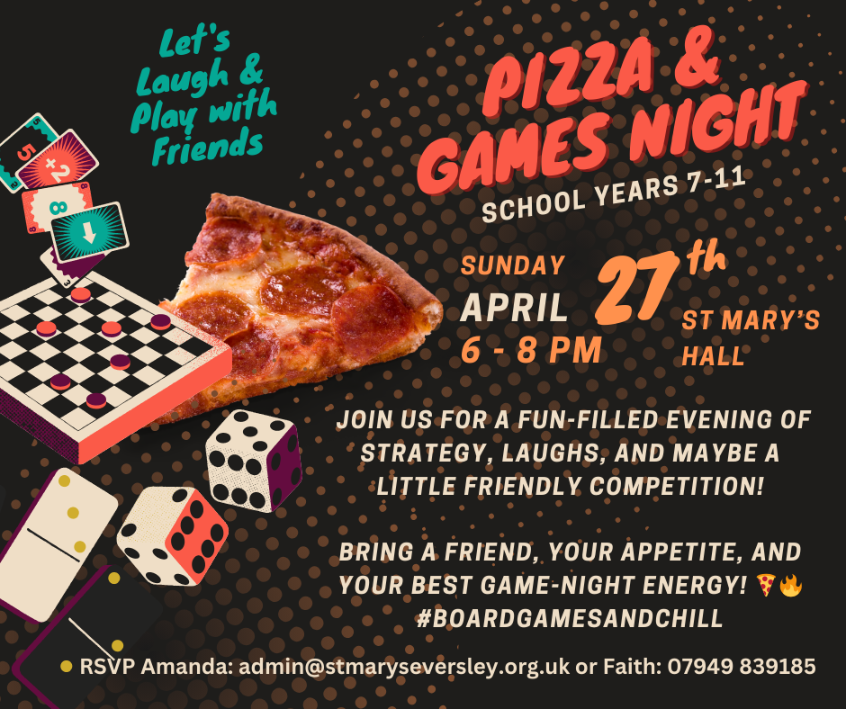 Youth Pizza and Games Night
