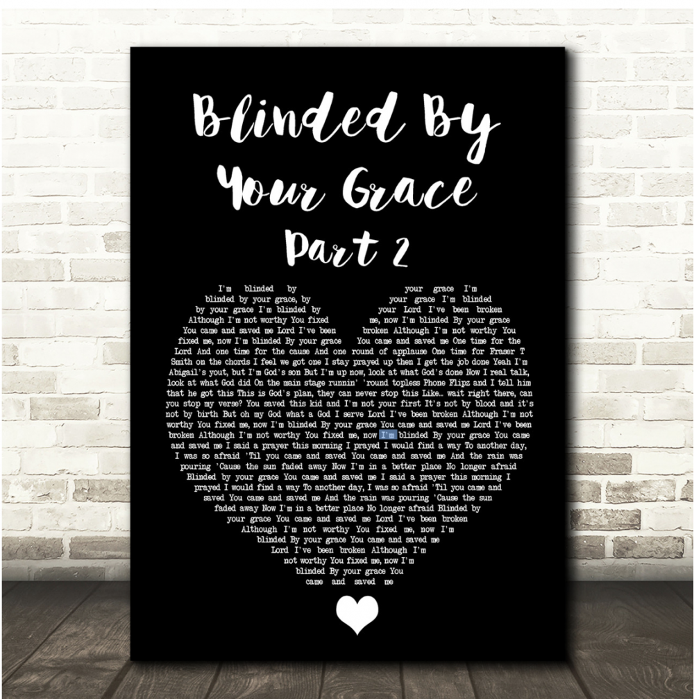 Blinded by Your grace